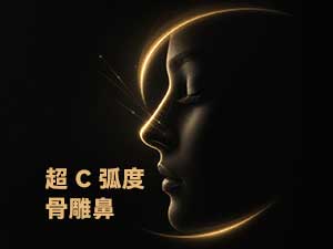 超 C 弧度骨雕鼻